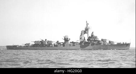 USS Caperton (DD-650) aus Boston im Jahre 1943 Stockfoto