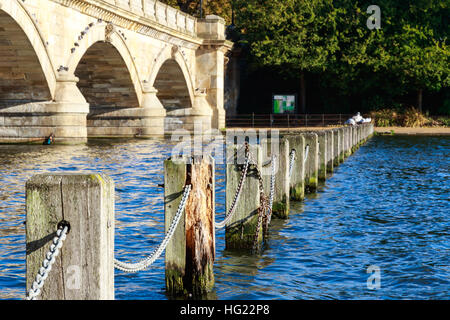 Serpentine-Brücke im Hyde Park, London Stockfoto