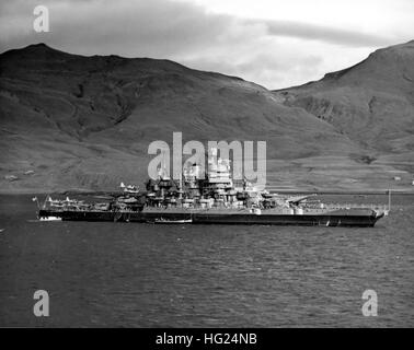 USS Idaho BB-42 Stockfoto