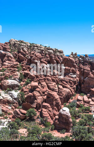 Feuerofen im Arches National Park, Utah Stockfoto