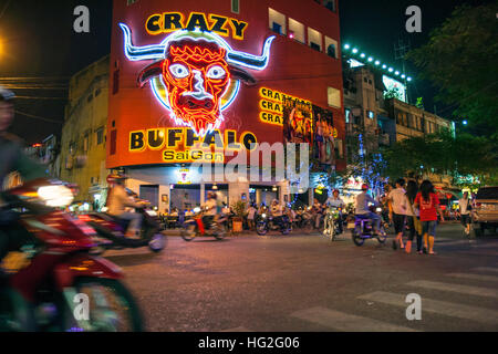 Verrückte Buffalo Limousine Ho Chi Minh City, Vietnam Stockfoto