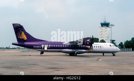 Kambodscha Angkor Air ATR 72 Propellermaschine Stockfoto