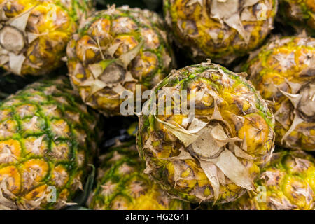 Ananas-Hintergrund-Muster. Stockfoto
