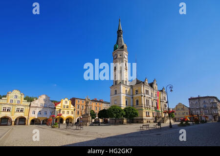 Lądek-Zdrój (Bad Landeck) Im Glatzer Land, Schlesien - Lądek-Zdrój, in Glatz Tal, Polen Stockfoto