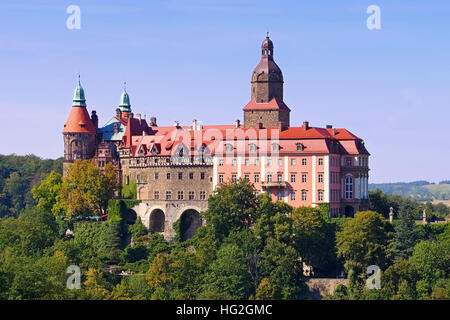 Schloss Fuerstenstein in Schlesien, Polen - Burg Fuerstenstein in Schlesien, Polen Stockfoto