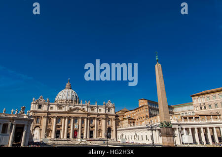 Detail der St. Petersplatz im Vatikan Stockfoto