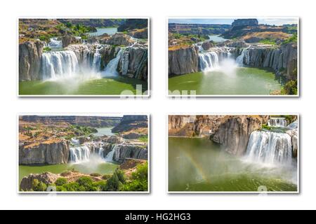 Idaho Falls Collage Stockfoto