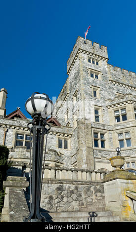 Hatley Castle königliche Straßen Universität in der Nähe von Victoria, British Columbia, Kanada. Stockfoto