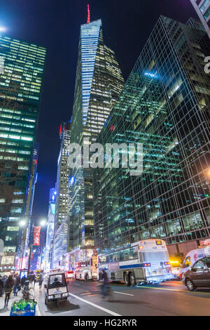 Bank of America Towers, 6th Ave, New York. Stockfoto