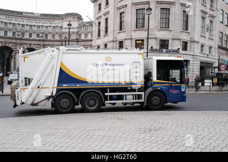 City of Westminster Recycle Truck Stockfoto