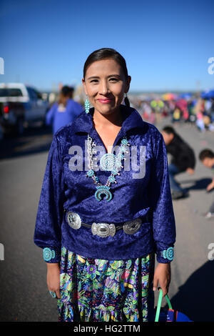 Morning Parade am Navajo Nation Fair, einem weltbekannten Veranstaltung, die Navajo Landwirtschaft, feine Kunst und Kunsthandwerk, mit der Förderung und Preservat präsentiert Stockfoto
