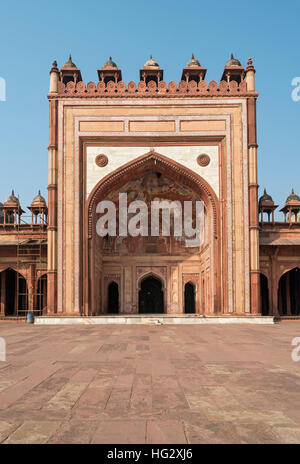 Jama Masjid (Freitagsmoschee), Fatehpur Sikri, Indien Stockfoto