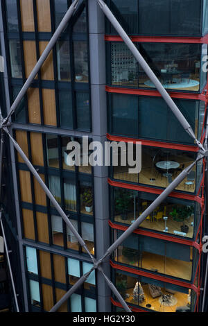 Neo Bankside Ferienwohnungen an regnerischen Tag in London Stockfoto