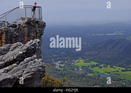 Auf einem Wanderweg im Grampians National Park, Victoria, Australien Stockfoto