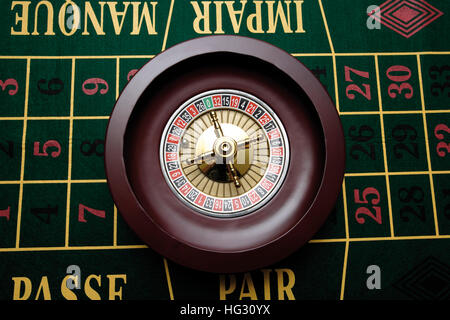 Roulette-Rad Stockfoto