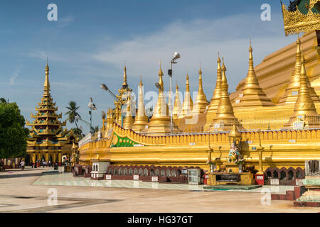 Shwemawdaw Pagode in Bago, Myanmar, Asien Stockfoto