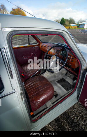 MG Magnette ZA classic British Sport Limousine Fahrzeuginnenraum Stockfoto