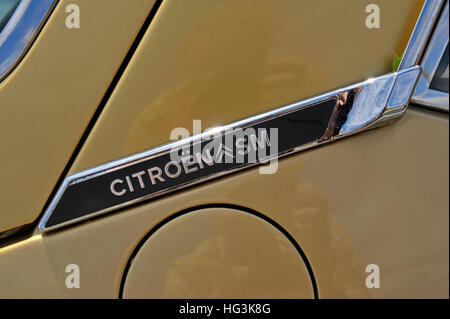 Citroen MaseratiSm Emblem Abzeichen Stockfoto