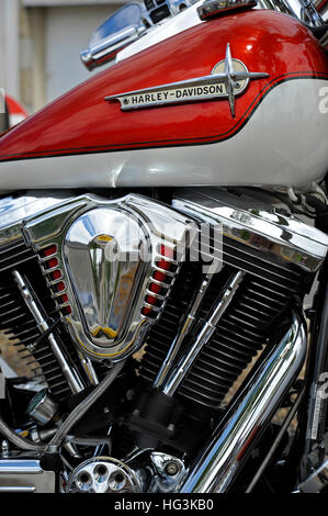 Harley-Davidson Motor closeup Stockfoto