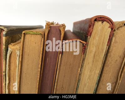 alte Bücher closeup Stockfoto