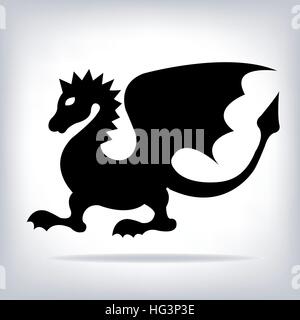 Vektor Drachen für Ihr Design. Stock Vektor