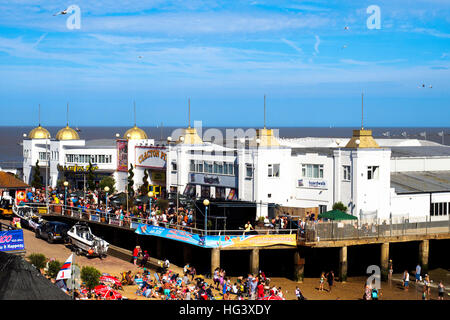 Clacton Pier in Clacton on Sea, Essex, England Stockfoto