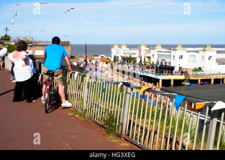 Clacton Pier in Clacton on Sea, Essex, England Stockfoto