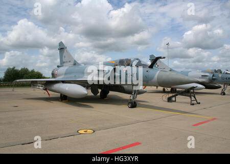 Französische Luftwaffe Mirage 2000-Kampfjet Stockfoto