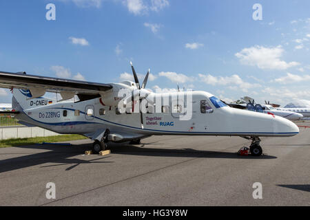 Dornier 228NG, Twin-Turboprop STOL Dienstprogramm Flugzeuge von RUAG Aerospace Services. Stockfoto