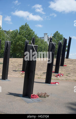 Die New Zealand Kriegerdenkmal, Hyde Park, London, SW1, UK. Stockfoto