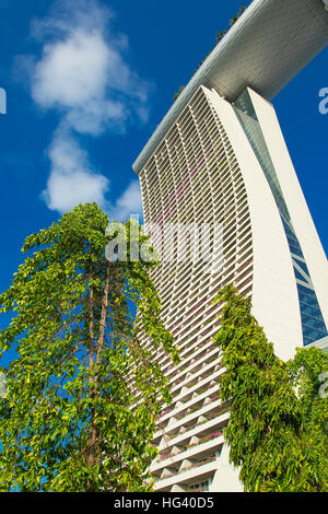 Marina Bay Sands Hotel. Singapur Stockfoto