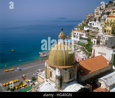 Positano, Kampanien, Italien Stockfoto