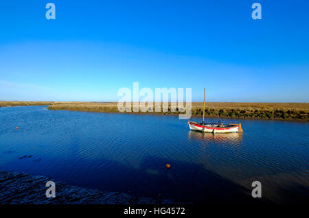 Morston Quay, North Norfolk, England Stockfoto