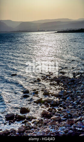 See Genezareth Capernaum aus St. Peter Haus Israel Stockfoto