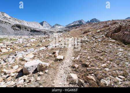 Förster-Pass bereits in Sichtweite, Kings Canyon Nationalpark, Kalifornien, Vereinigte Staaten von Amerika, Nordamerika Stockfoto