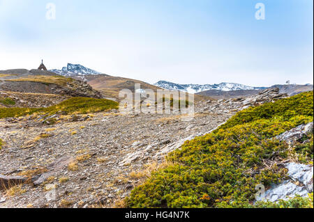 Pico del Veleta, Berg der Sierra Nevada, Spanien Stockfoto