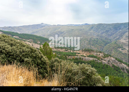 Berglandschaft der Sierra Nevada, Spanien Stockfoto