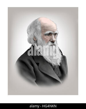 Charles Darwin 1809-1882, Naturforscher Stockfoto