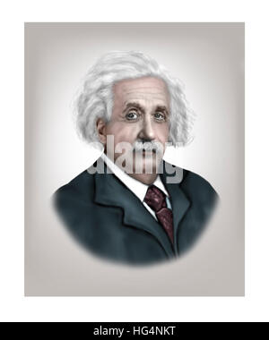 Albert Einstein, 1879-1955, mathematischer Physiker Stockfoto