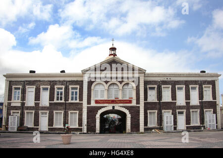 National Museum in der alten Schatzkammer Gebäude bauen 1894, Basseterre, St. Kitts, Caribbean. Stockfoto