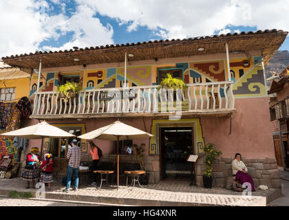 Pisac Inn in Peru Heiliges Tal Stockfoto