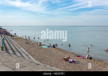 Sheerness Strand, Sheerness, Isle of Sheppey in Kent, England, Vereinigtes Königreich Stockfoto