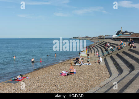 Sheerness Strand, Sheerness, Isle of Sheppey in Kent, England, Vereinigtes Königreich Stockfoto