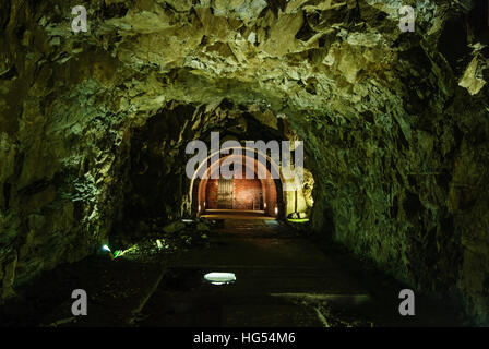 Berchtesgaden: Platterhof Bunker / Gast Gassenhaus Bunker Dokumentation Obersalzberg, Oberbayern, Berchtesgadener Land, Oberbayern, Bayern, Zentrum Stockfoto