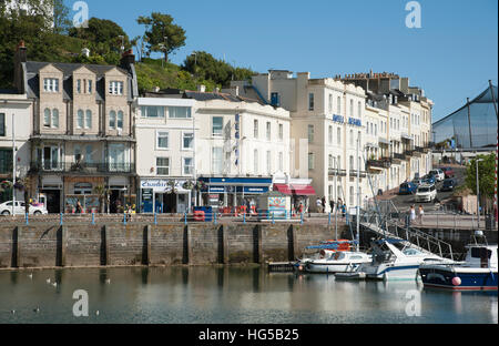 Die Küstenstadt Torquay an der englischen Riviera in Devon England UK Stockfoto