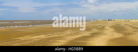 Panorama von Cassino Strand in Rio Grande City, Rio Grande do Sul, Brasilien. Stockfoto