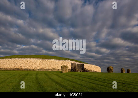 Newgrange, UNESCO, County Meath, Leinster, Irland Stockfoto