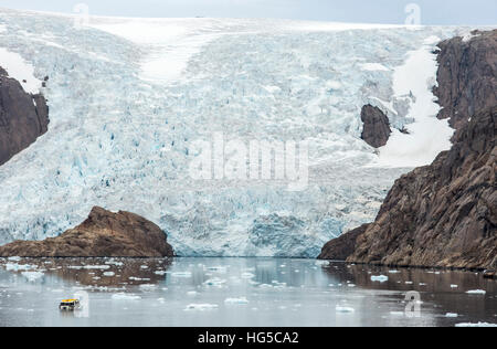 Kujatdeleq Gletscher, Prins Christian Sund, Südgrönland, Polarregionen Stockfoto
