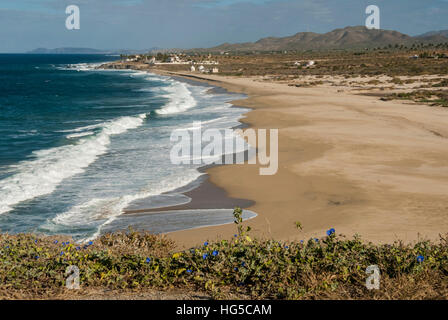 Punta Gasparena, Pazifik-Küste südlich von Todos Santos, Baja California, Mexiko, Nordamerika Stockfoto