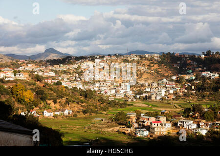 Fianarantsoa, Zentralbereich Stockfoto